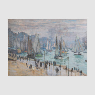 Papel De Seda Monet - Barcos de Pesca Deixando o Porto, Le Havre