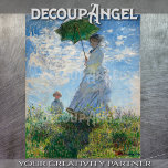 Papel De Seda Monet - Madame Monet e o Filho Desaparecem<br><div class="desc">Este artigo de desvinculação apresenta uma fotografia de alta resolução da Madame Monet e do Filho de Claude Monet, uma obra-prima impressionista suave e íntima. A pintura retrata Camille Monet e o seu filho jovem, Jean, desfrutando de um momento pacífico ao ar livre. As frágeis pinceladas e a paleta luminosa...</div>