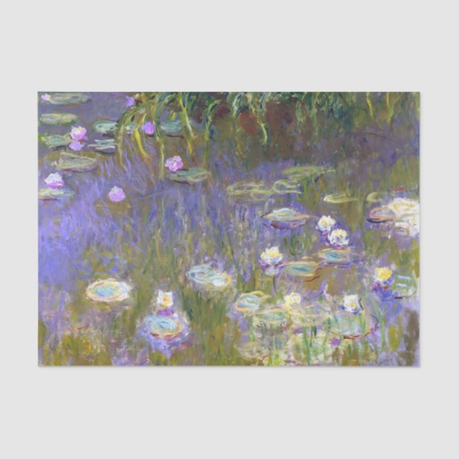 Papel De Seda Monet Water Lily Fine Art (1922) (Frente )