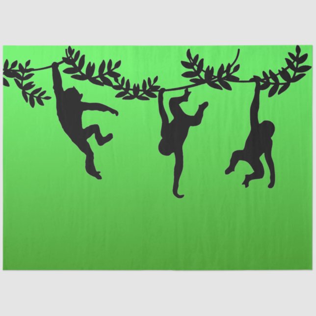 Papel De Seda Monkey Troop (Frente )