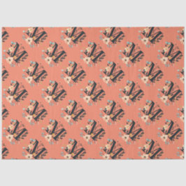 Papel De Seda Monograma Elegante design - Letra M padrão 1