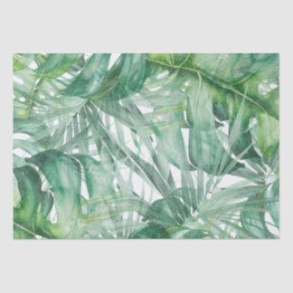Papel De Seda Monstera deixa tropical