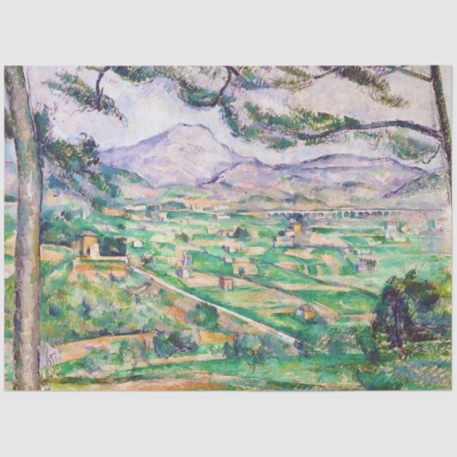 Papel De Seda Mont Sainte-Victoire, Paul Cezanne (Frente )