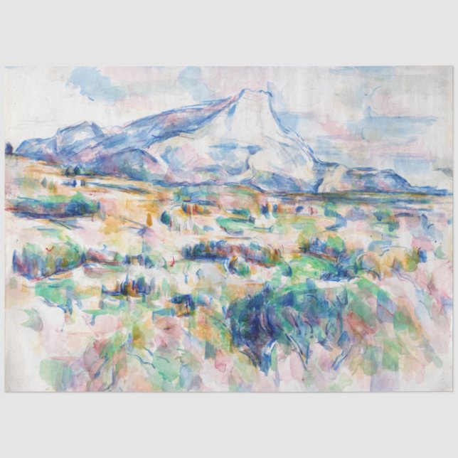 Papel De Seda Mont Sainte-Victoire, Paul Cezanne (Frente )