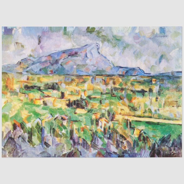 Papel De Seda Mont Sainte-Victoire, Paul Cezanne (Frente )