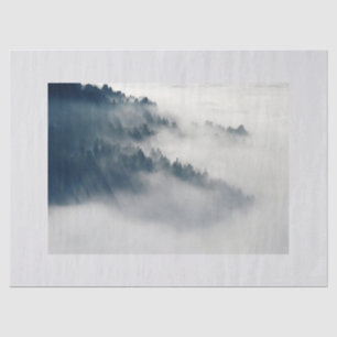 Papel De Seda Montanha matada por neblina etérea