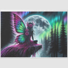 Papel De Seda Moon Fairy Flower