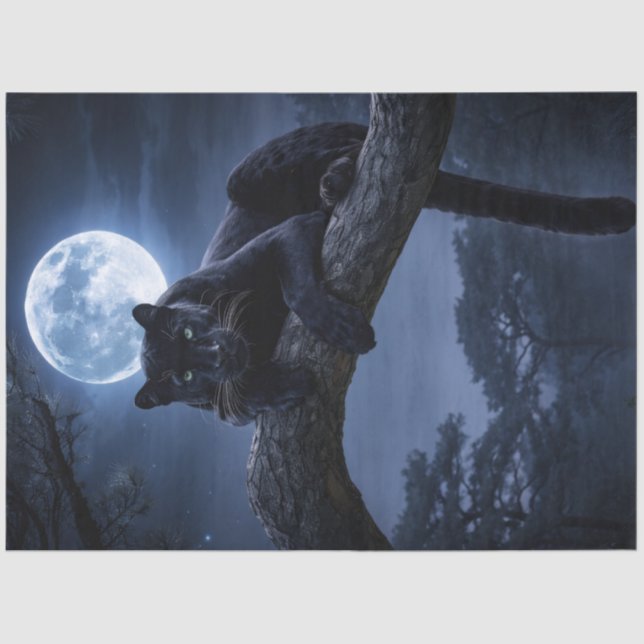 Papel De Seda Moonlight Panther (Frente )