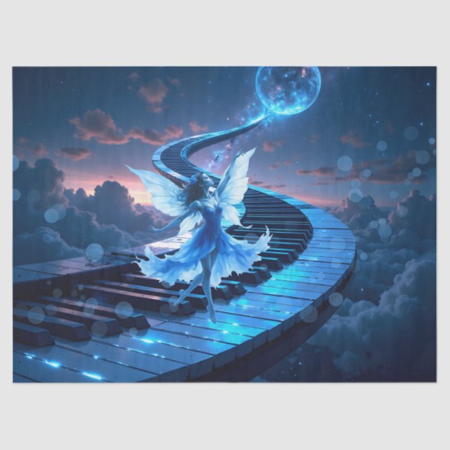 Papel De Seda Moonlight Rehearsal – Dancing in the moonlight.  (Frente )