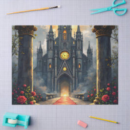 Papel De Seda Moonlit Aisle of Eternal Vows –Gothic Wedding Gate