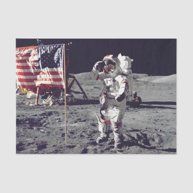Papel De Seda Moonwalk Apollo 17 (Frente )