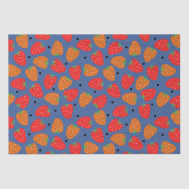 Papel De Seda Morango Doce (Frente )