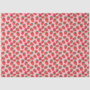 Papel De Seda Morango Rosa e Vermelho