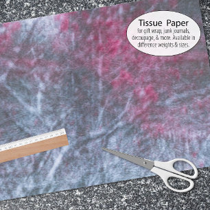 Papel De Seda Morangos holandeses sob a pintura da neve