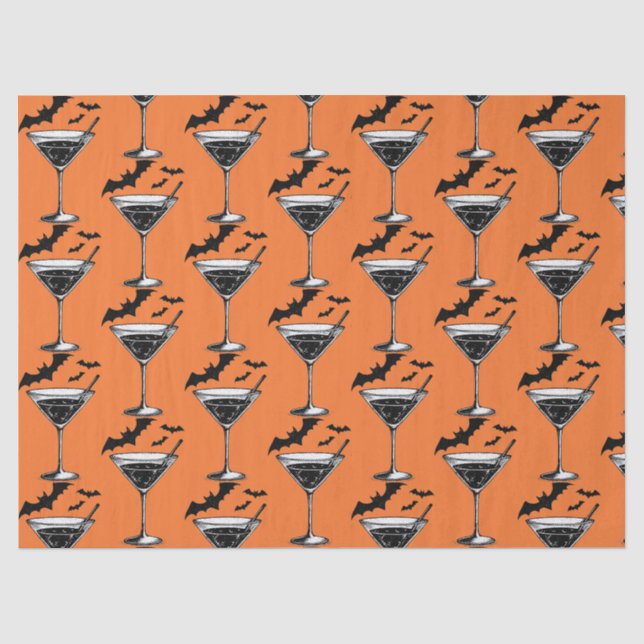 Papel De Seda Morcegos Martini (Frente )