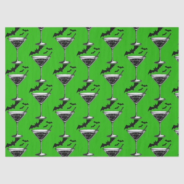 Papel De Seda Morcegos Martini (Frente )