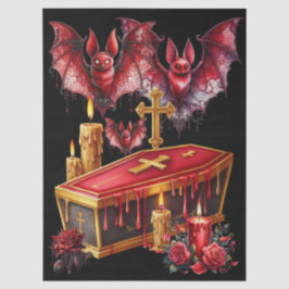 Papel De Seda Morcegos Vampiros