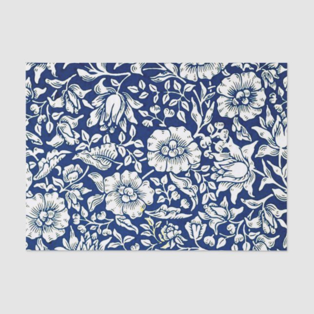 Papel De Seda Morris - Blue Mallow (Frente )
