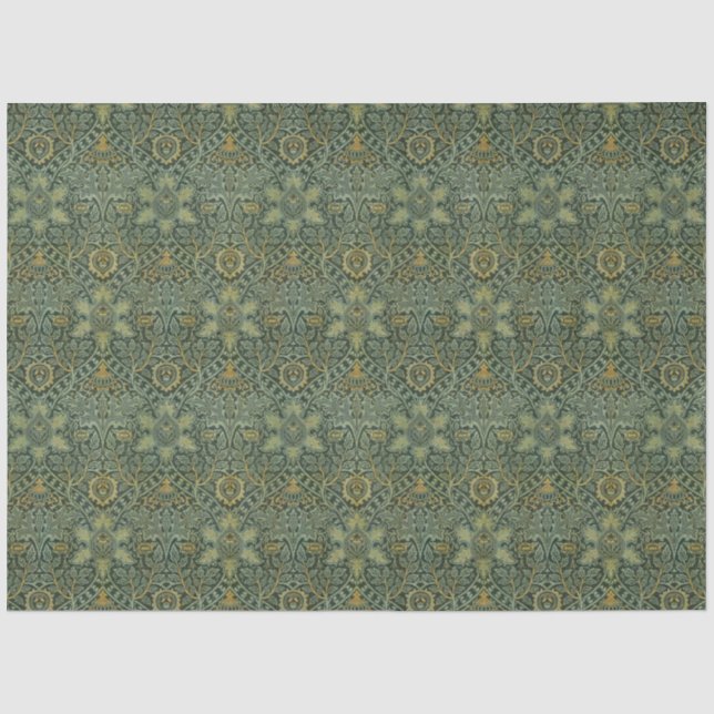 Papel De Seda Morris Persian Elegance: O tapete Ispahan (Frente )