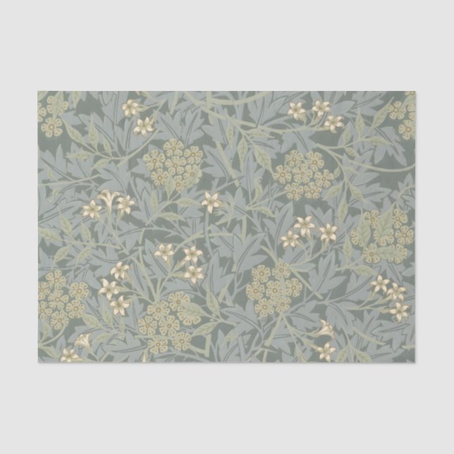 Papel De Seda Morris Vine & Jasmine Garden Flor Clássica (Frente )