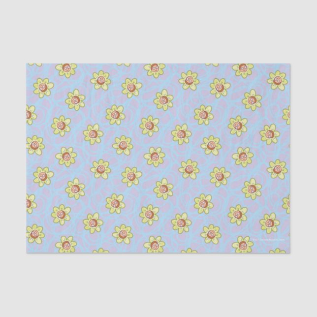 Papel De Seda Morty Flower Pattern (Frente )