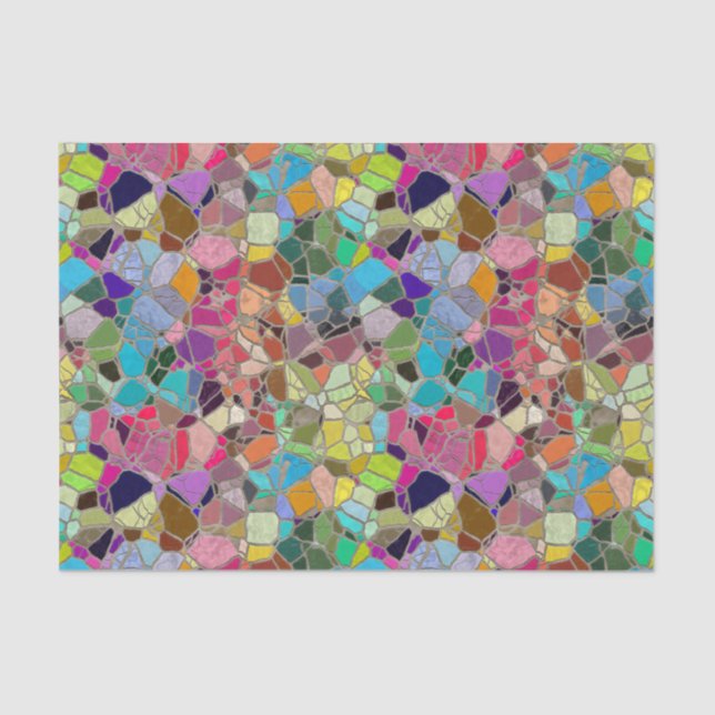 Papel De Seda Mosaico 15A (Frente )