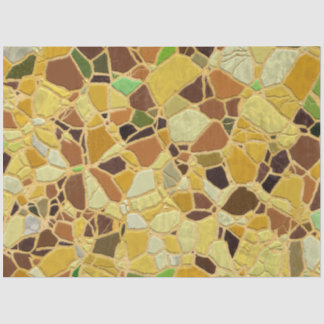 Papel De Seda mosaico A quebrado