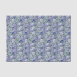 Papel De Seda Mosaico de Vidro Mar Azul em Aquarela 