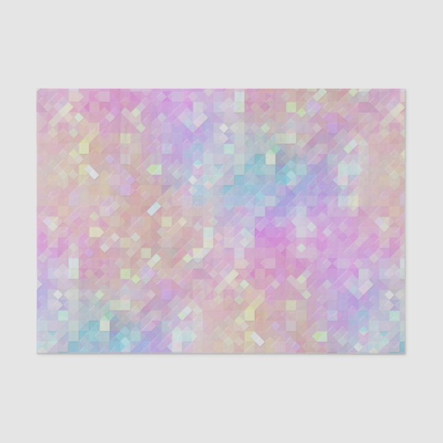 Papel De Seda mosaico holo sparkle: (Frente )