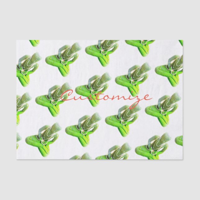 Papel De Seda Mossy Green Buddha Meditando Thunder_Cove (Frente )