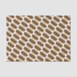 Papel De Seda Mostarda de Cachorro Quente Relish Frankfurter Hot