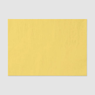 Papel De Seda Mostarda Sólida Amarela / Dourada