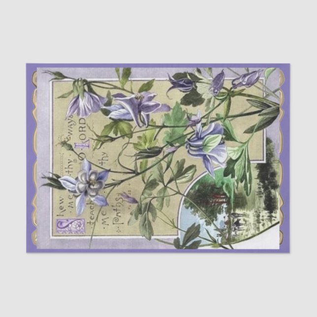 Papel De Seda Mostre-me Thy maneira (Frente )