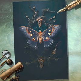 Papel De Seda Moth Dark Academia 1 Documento de Dissociação