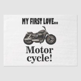 Papel De Seda Motocicleta Biker Birthday