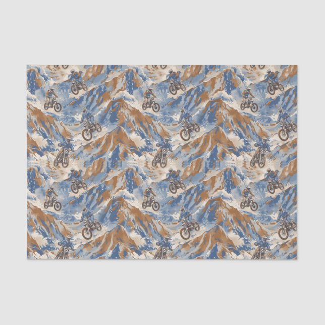 Papel De Seda Motocross (Frente )