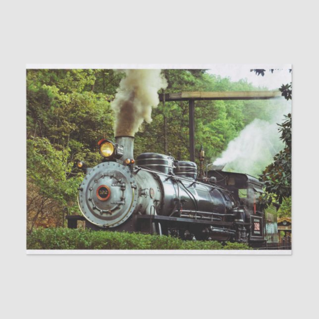 Papel De Seda Motor de vapor (Frente )