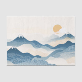 Papel De Seda Mount Fuji Japanese Wave Ukiyo-e Art