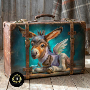 Papel De Seda Móveis de Berçário Decoupage Anjo Burro Bebê