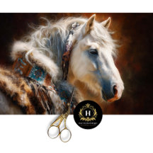 Móveis Western Decoupage Cavalo Branco