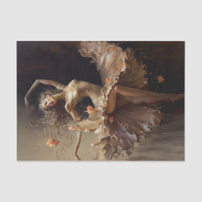 Papel De Seda Movimento Elegante (Frente )