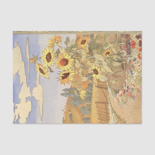 Papel De Seda Mucha Impressão para a Ucrânia sem fronteiras (Frente )