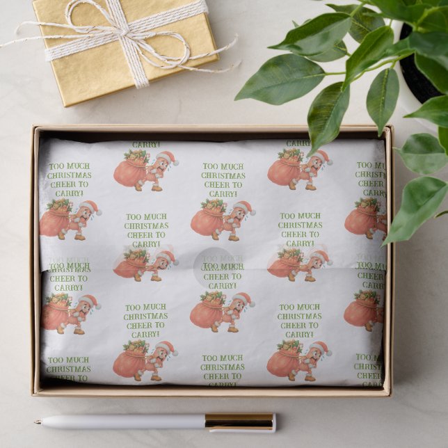 Papel De Seda Muito Natal para Carregar! Salame (Presente)