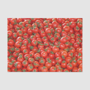 Papel De Seda Muitos Tomates de cereja vermelha