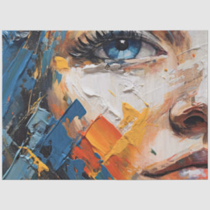 Papel De Seda Mulher Abstrata I