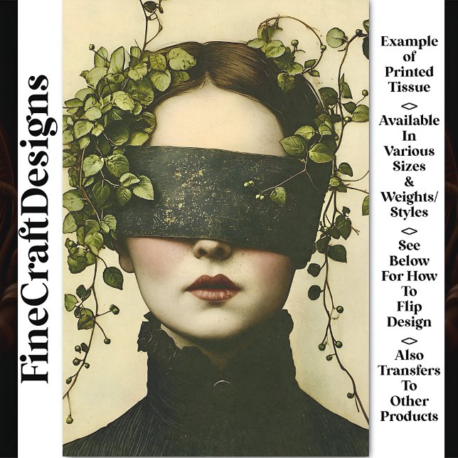 Papel De Seda Mulher Acadêmica Escura Em Incêndio BE9 Desiste (Criador carregado)