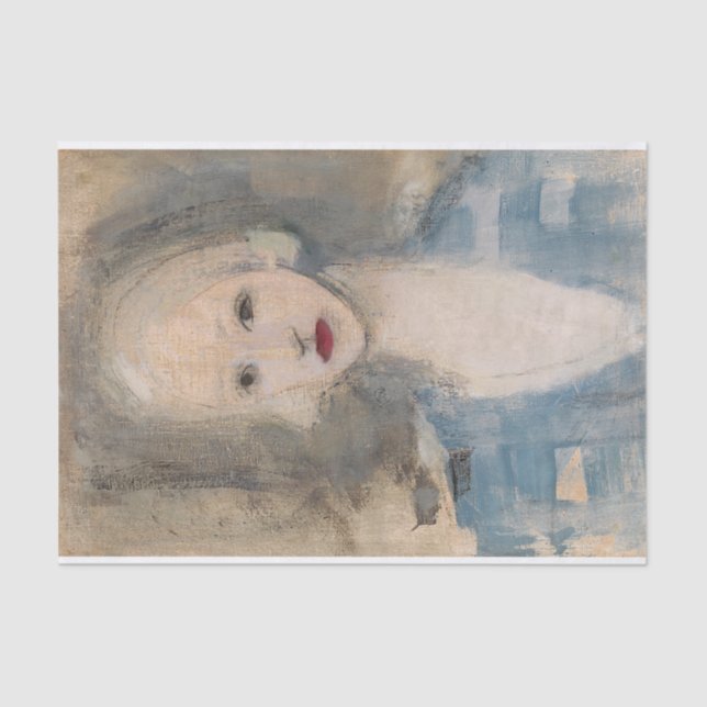 Papel De Seda Mulher loira, Helene Schjerfbeck (Frente )