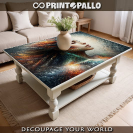 Papel De Seda Mulher moída em cores pastosas