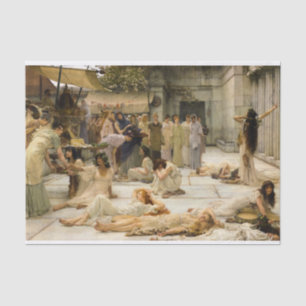 Papel De Seda Mulheres de Amphissa por Lawrence Alma-Tadema