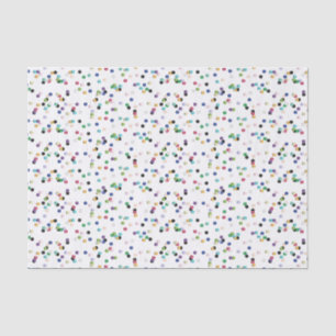 Papel De Seda Multi bolinhas coloridas